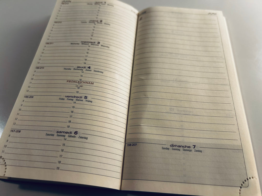 Exacompta ESPACE 17 2027 Winner Schwarz  9x17,5cm