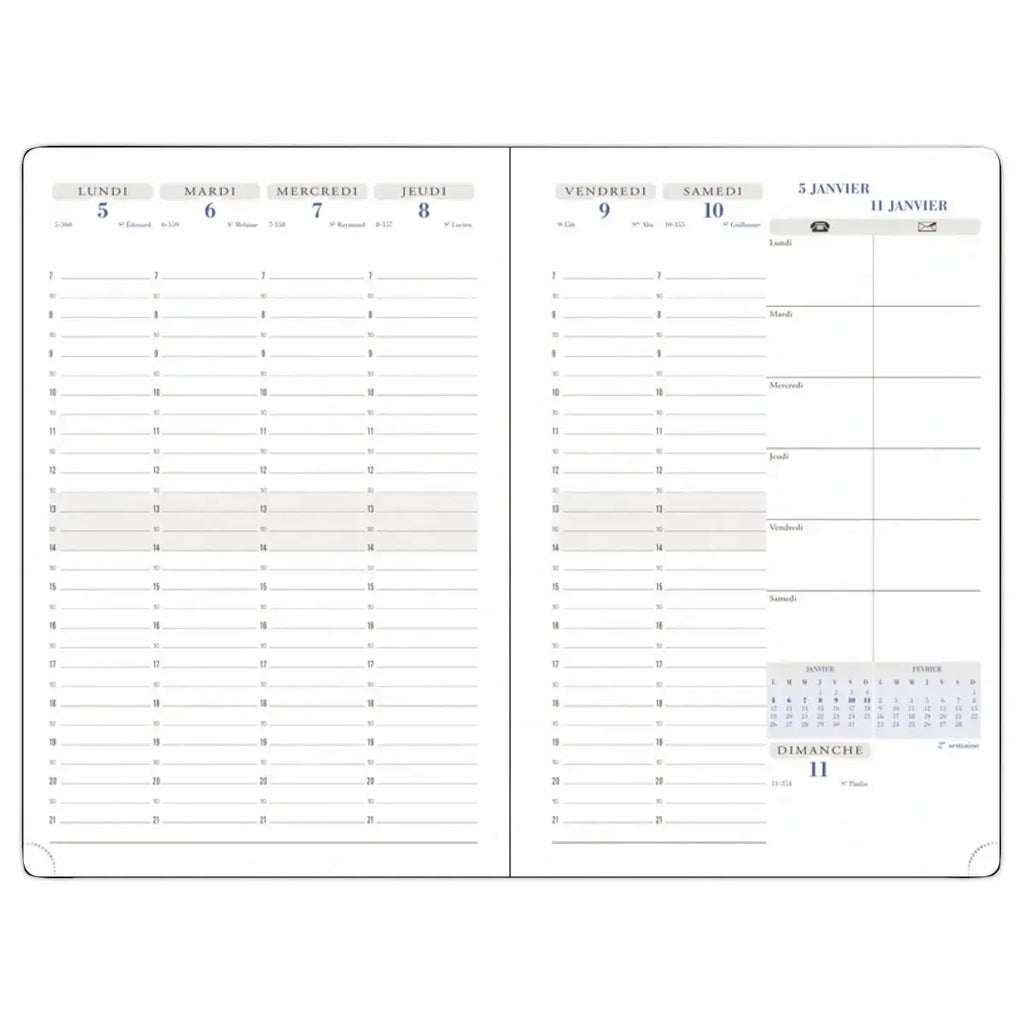 Exacompta VISUEL 2027 Winner Schwarz - 15x21cm