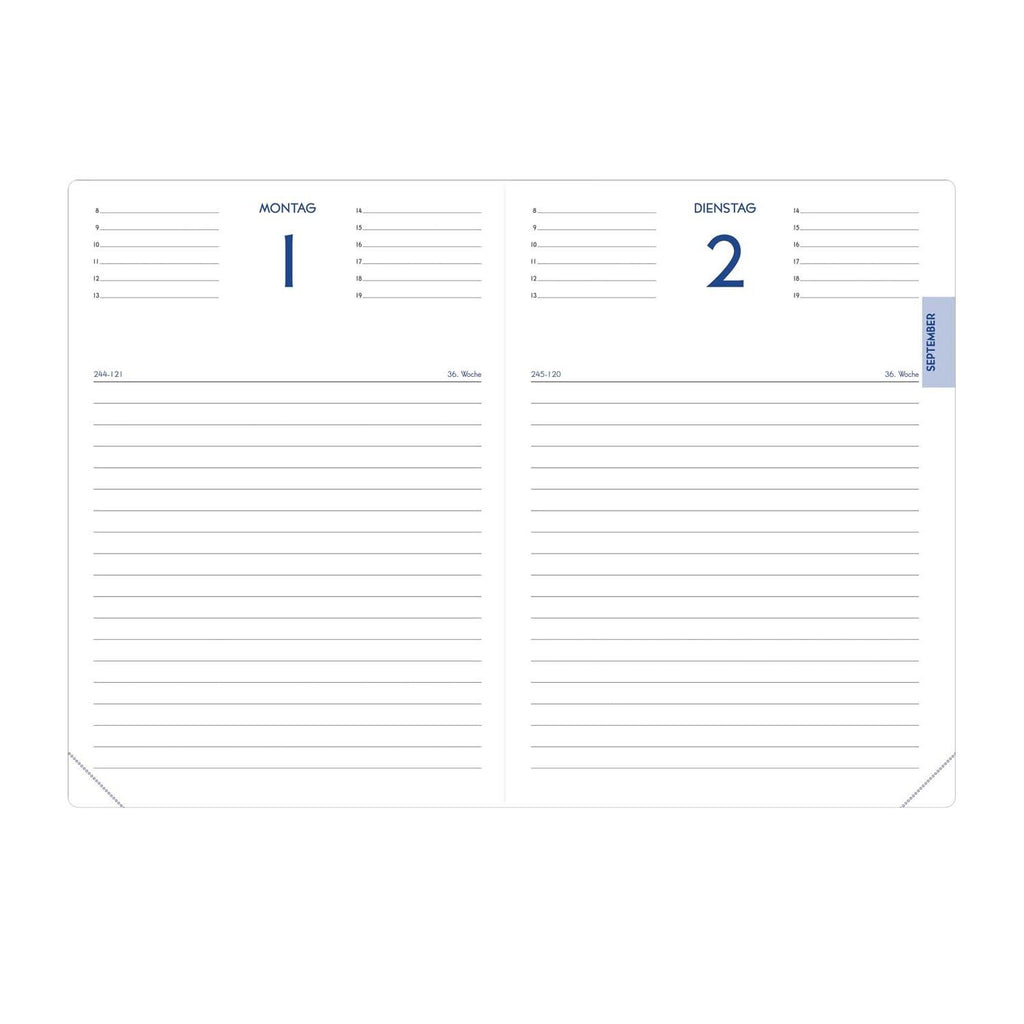 Quo Vadis Forum 2026/2027 Silk Wassergrün - 12x17cm