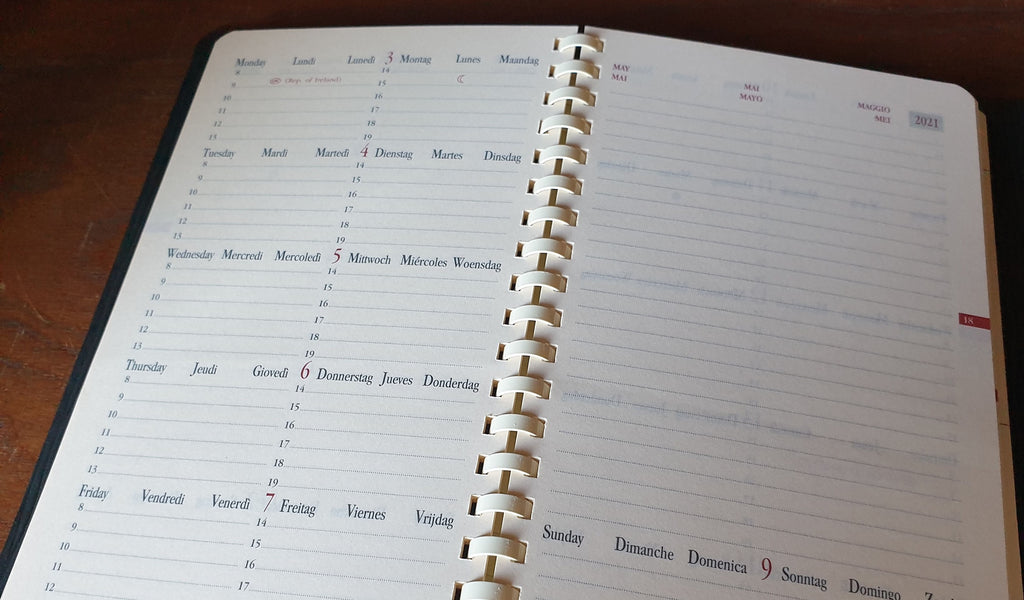 Quo Vadis ITALNOTE S 2027 Impala Schwarz - 8,8x17cm