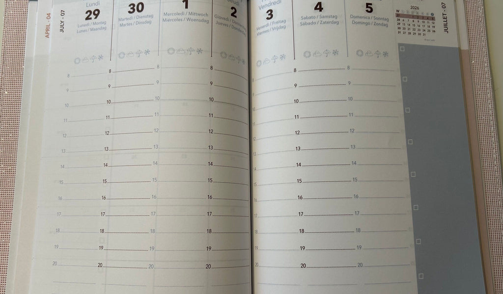 Quo Vadis MINISTER COLOR 2027 Pastell Rosa - 16x24cm