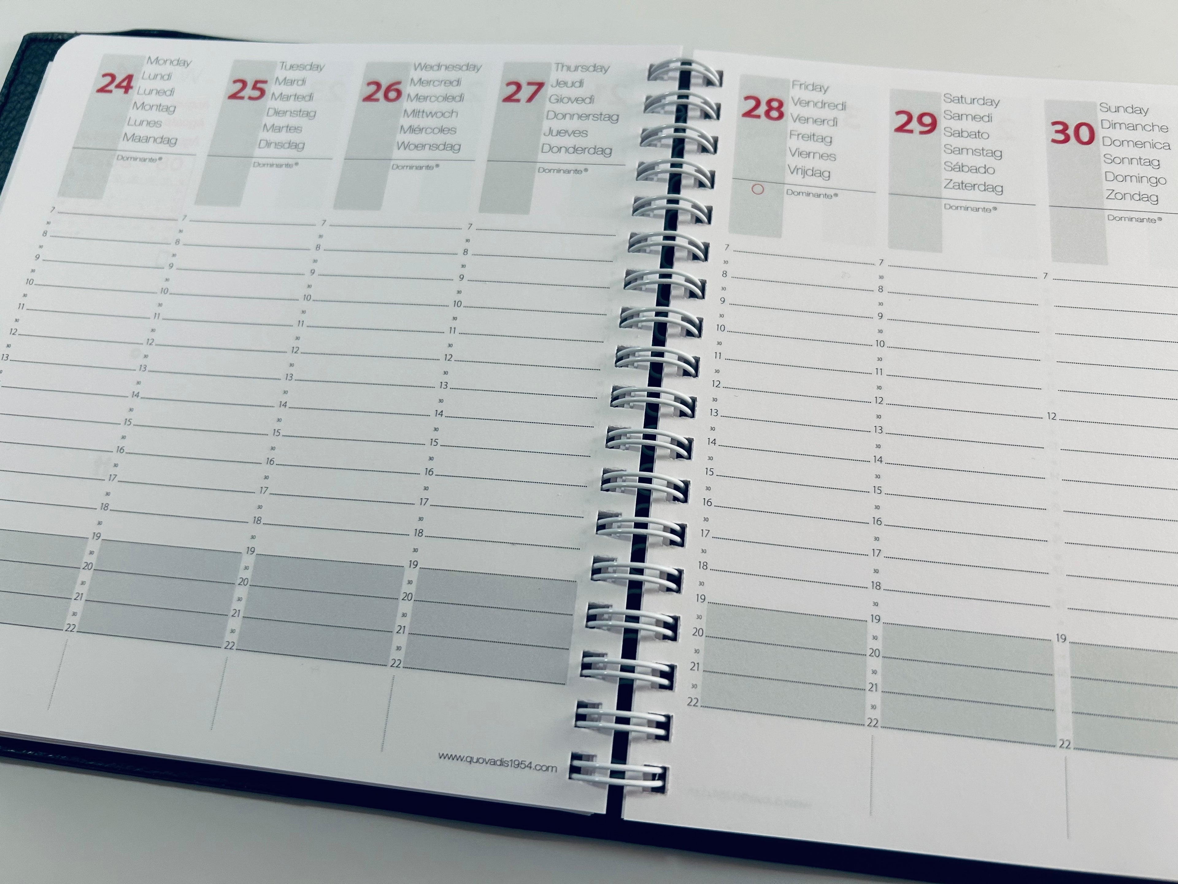 Quo Vadis TIME & LIFE 2027 Impala Schwarz - 16x16cm